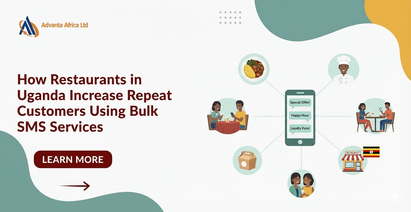 How Restaurants in Uganda Increase Repeat Customers Using Bulk SMS Services