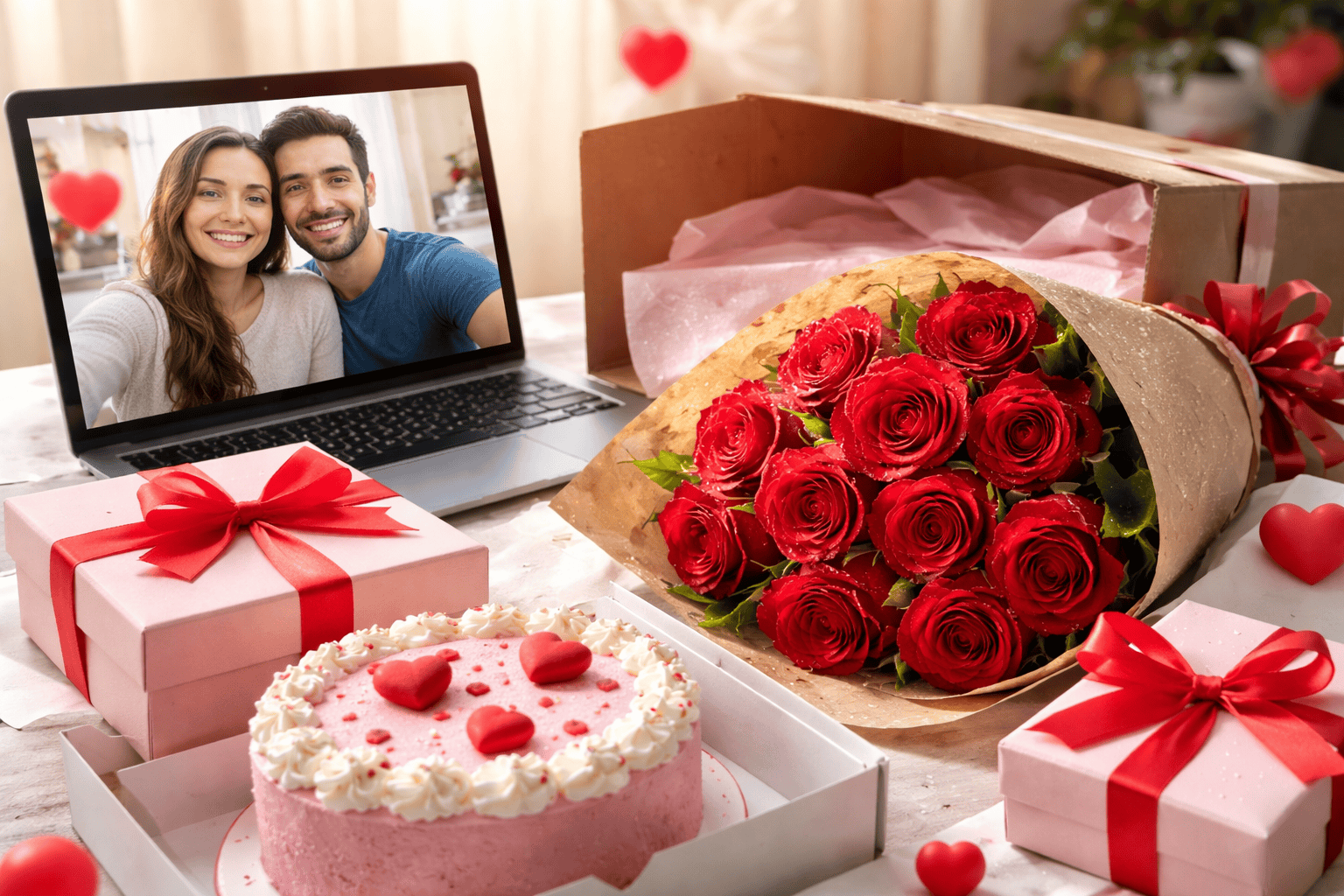 Long-Distance Valentine’s: How to Send Roses, Cakes, and Gifts That Arrive Fresh and Perfect