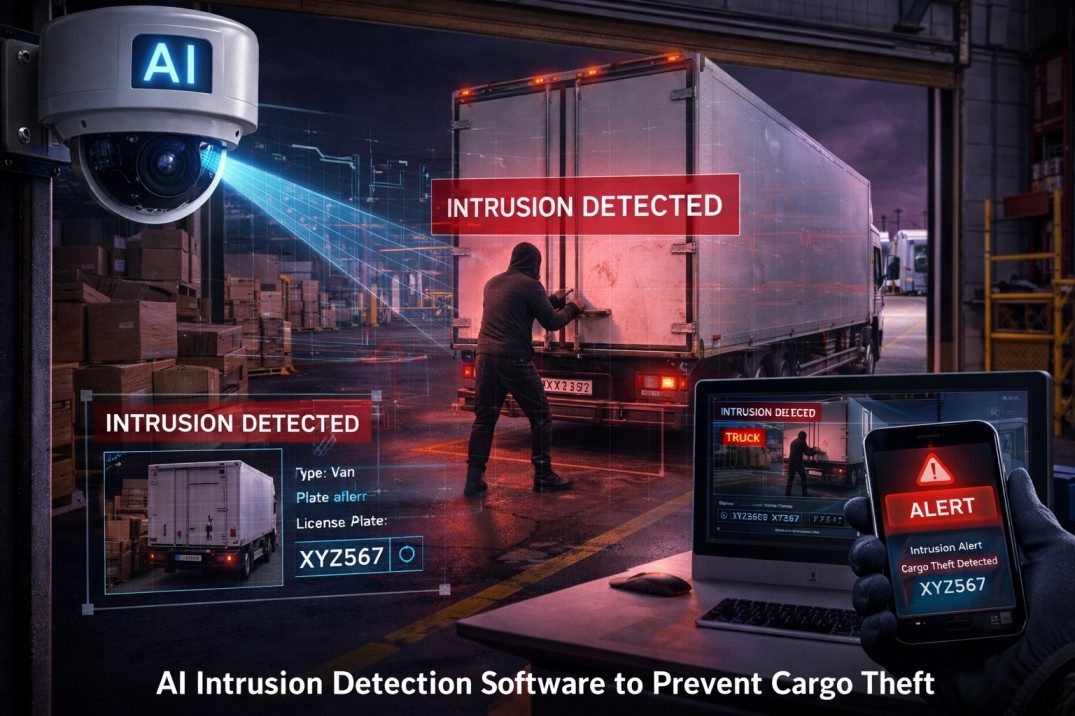 How Logistics Companies Use AI Intrusion Detection Software to Prevent Cargo Theft