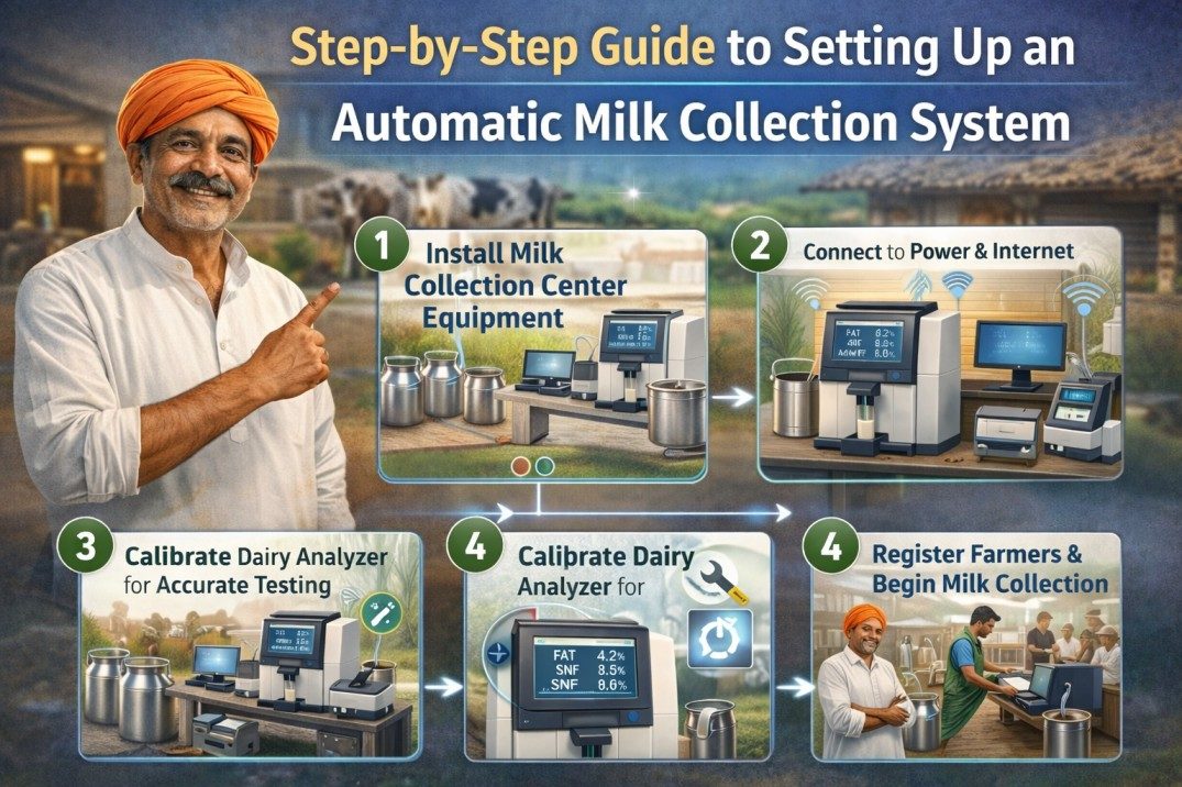 Step-by-Step Guide to Setting Up an Automatic Milk Collection System