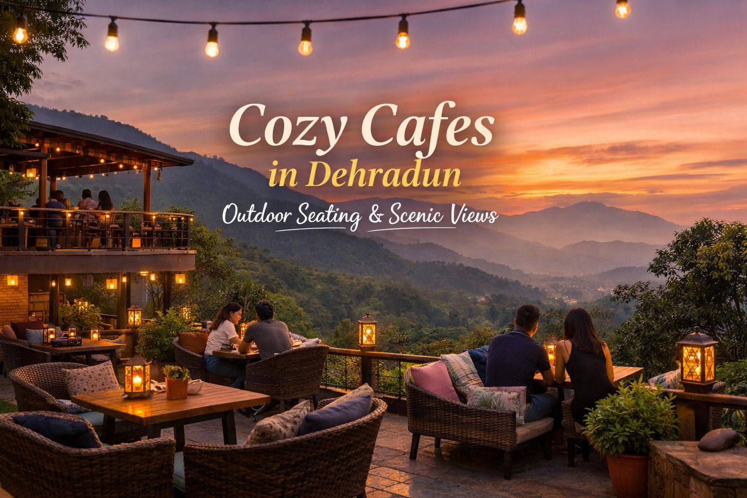 Cozy Cafes in Dehradun with Outdoor Seating and Scenic Views